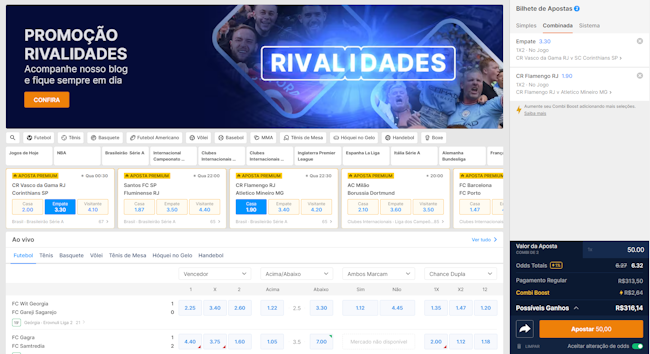 Plataforma de aposta